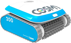 Blue BWT Cosmy swimming pool robot.